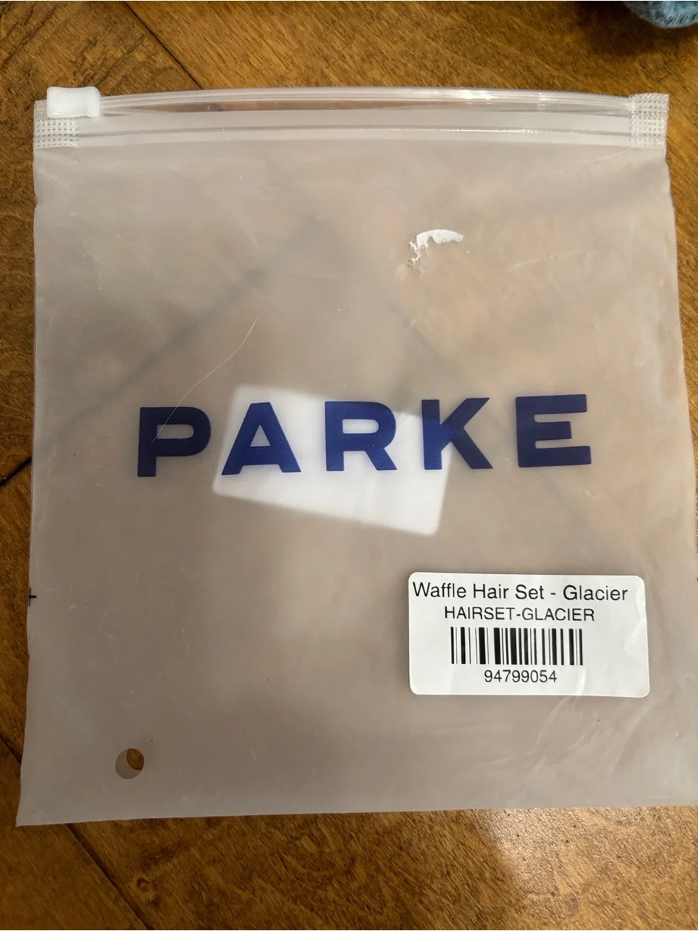 Parke Waffle Hair Set - Headband & Scrunchie - in the color Glacier  NWT